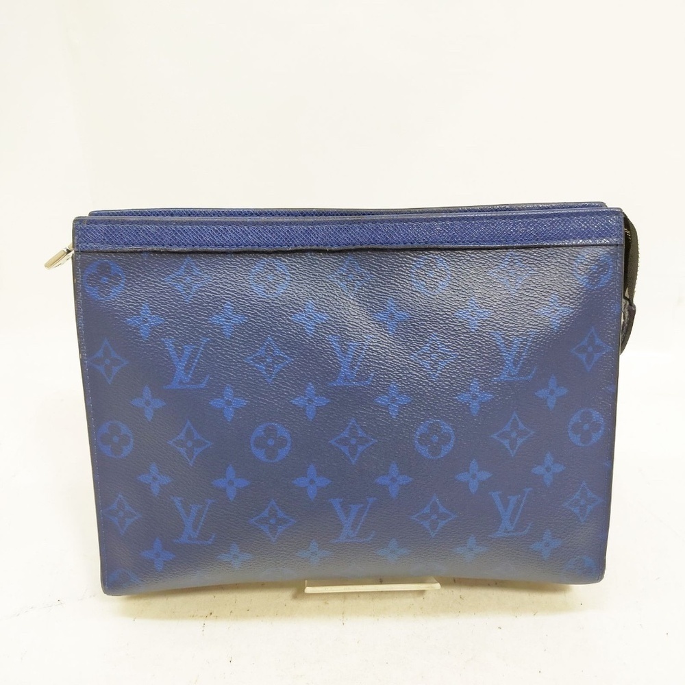 LouisVuitton Eclipse Pochette Voyage Blue Taigarama